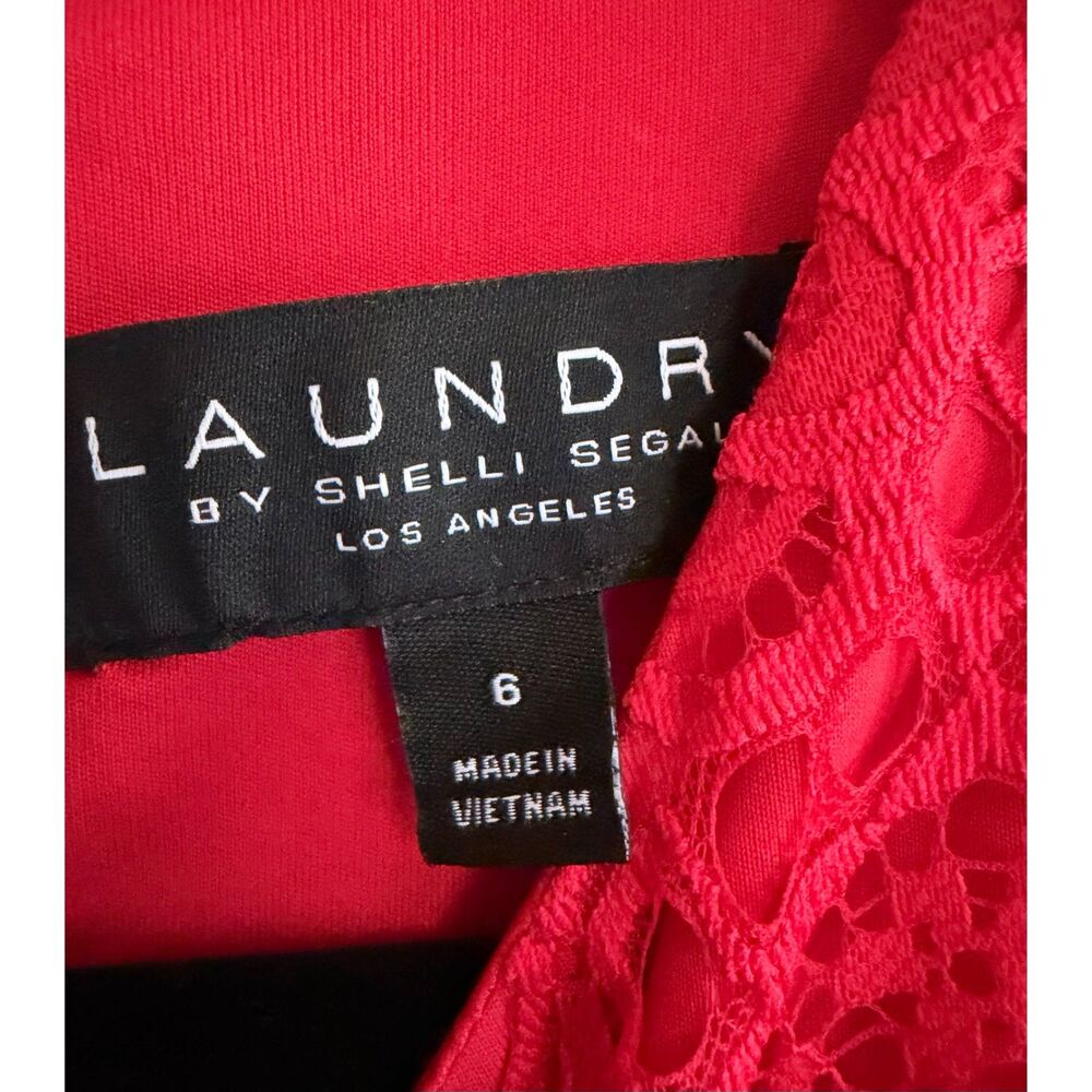 Laundry Women's Lace Sheath Dress size 6 - Picture 3 of 3